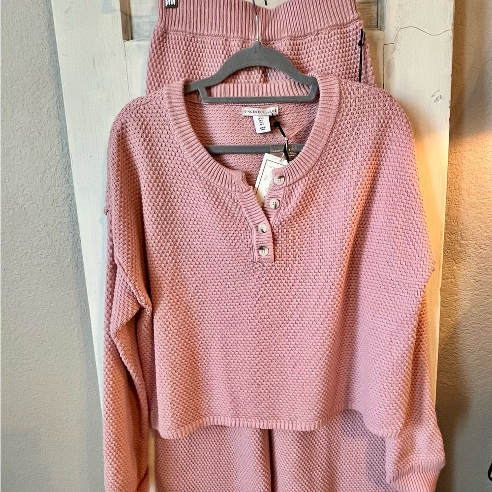 Pink Sweater Outfit by Sincerely Jules